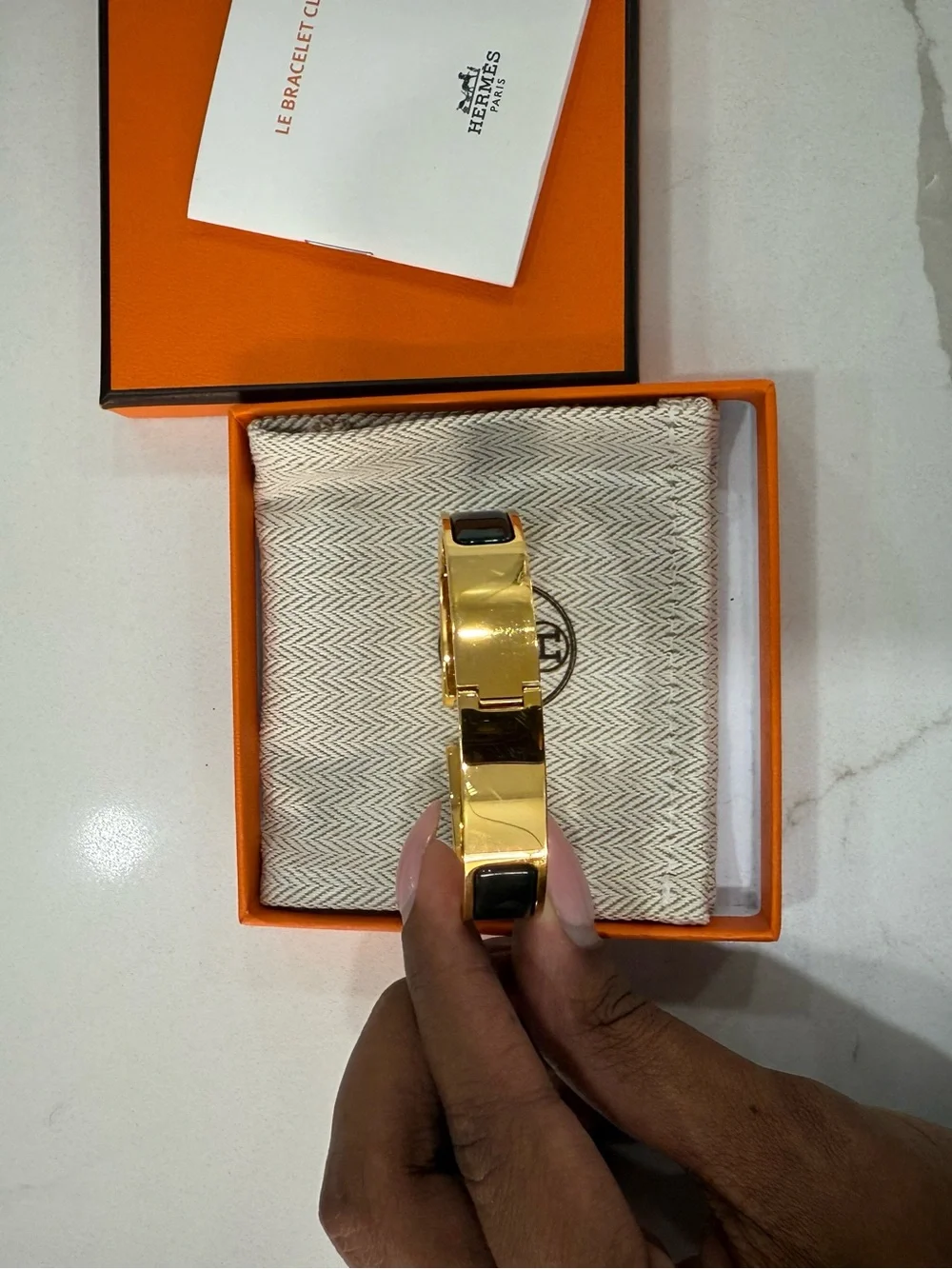Hermes narrow bracelet